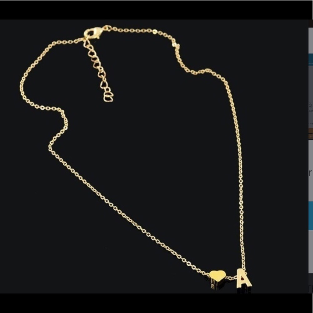 Initial necklace with💛new inventory in today🎉 - Picture 3 of 6