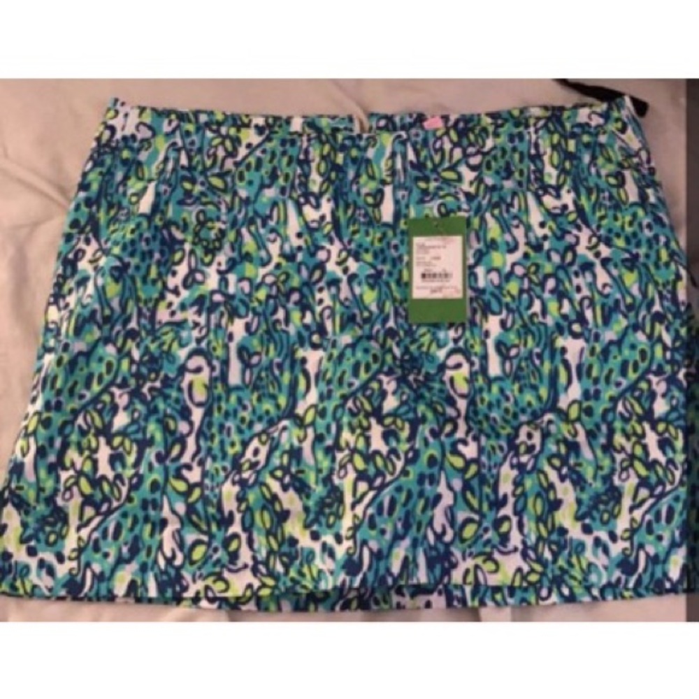 Lilly Pulitzer It's a Stretch Giraffe Skort Sz10