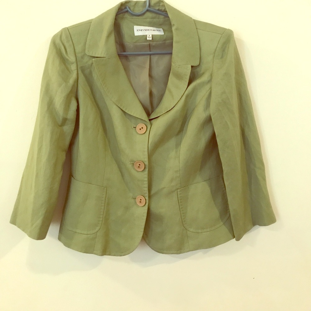 SALE: Jones New York Linen Blend Blazer