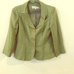SALE: Jones New York Linen Blend Blazer