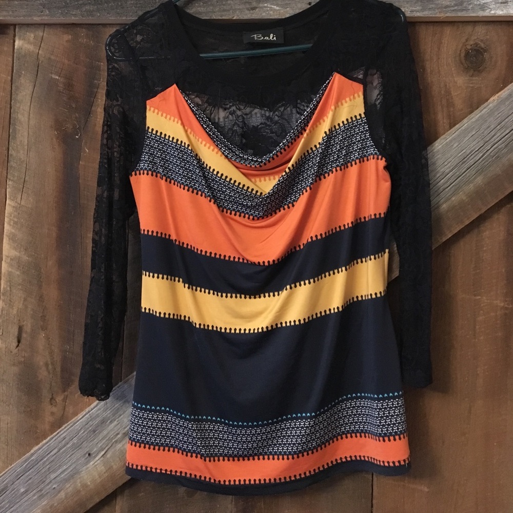 Fall colored lace sleeve