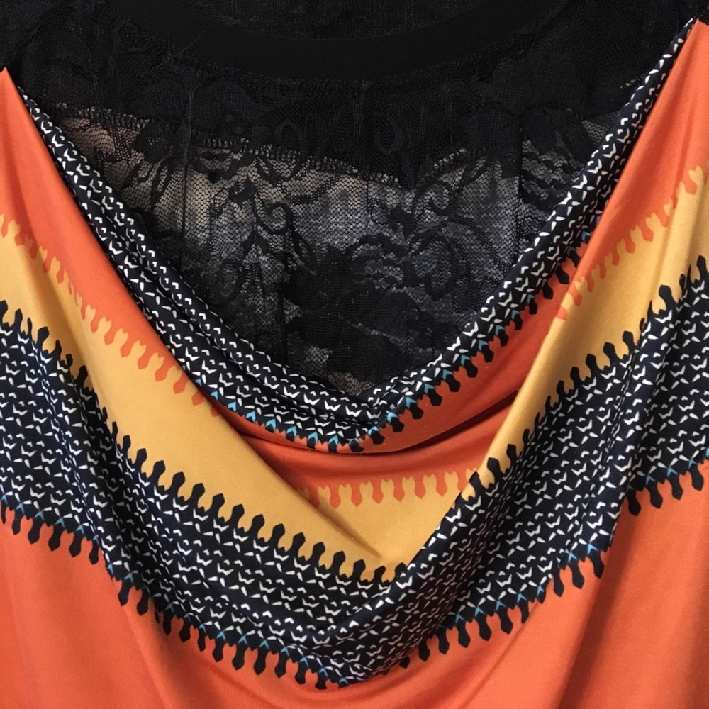 Fall colored lace sleeve - Picture 2 of 5