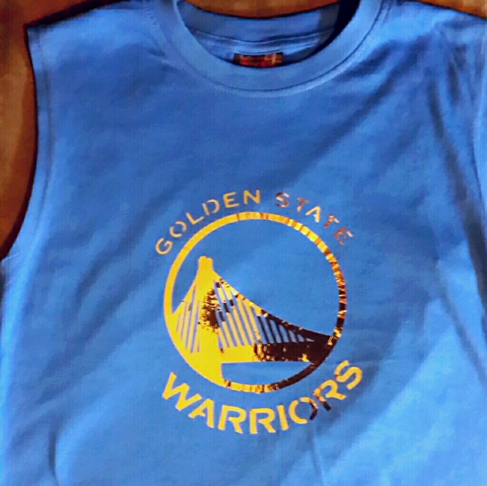 Golden State Chrome mirror tank top