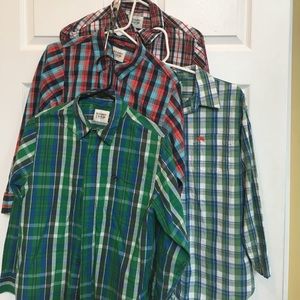 Old Navy plaid button up oxford