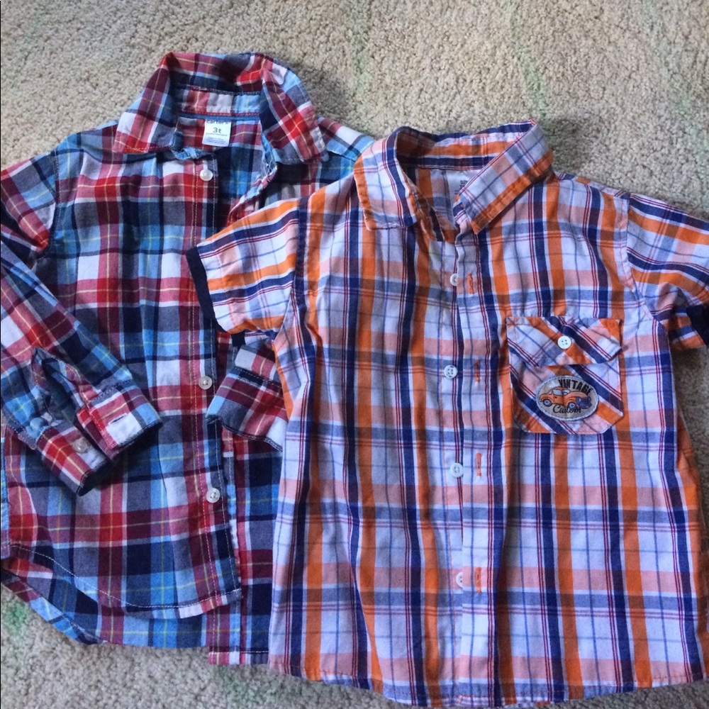 Boys casual button down shirts