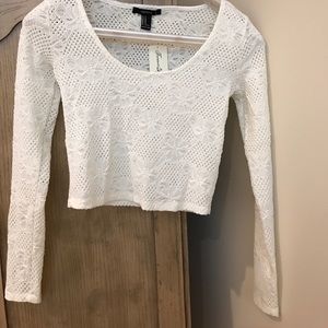 Lace crop top