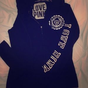 VICTORIAS SECRET PINK lightweight hoodie Size XS