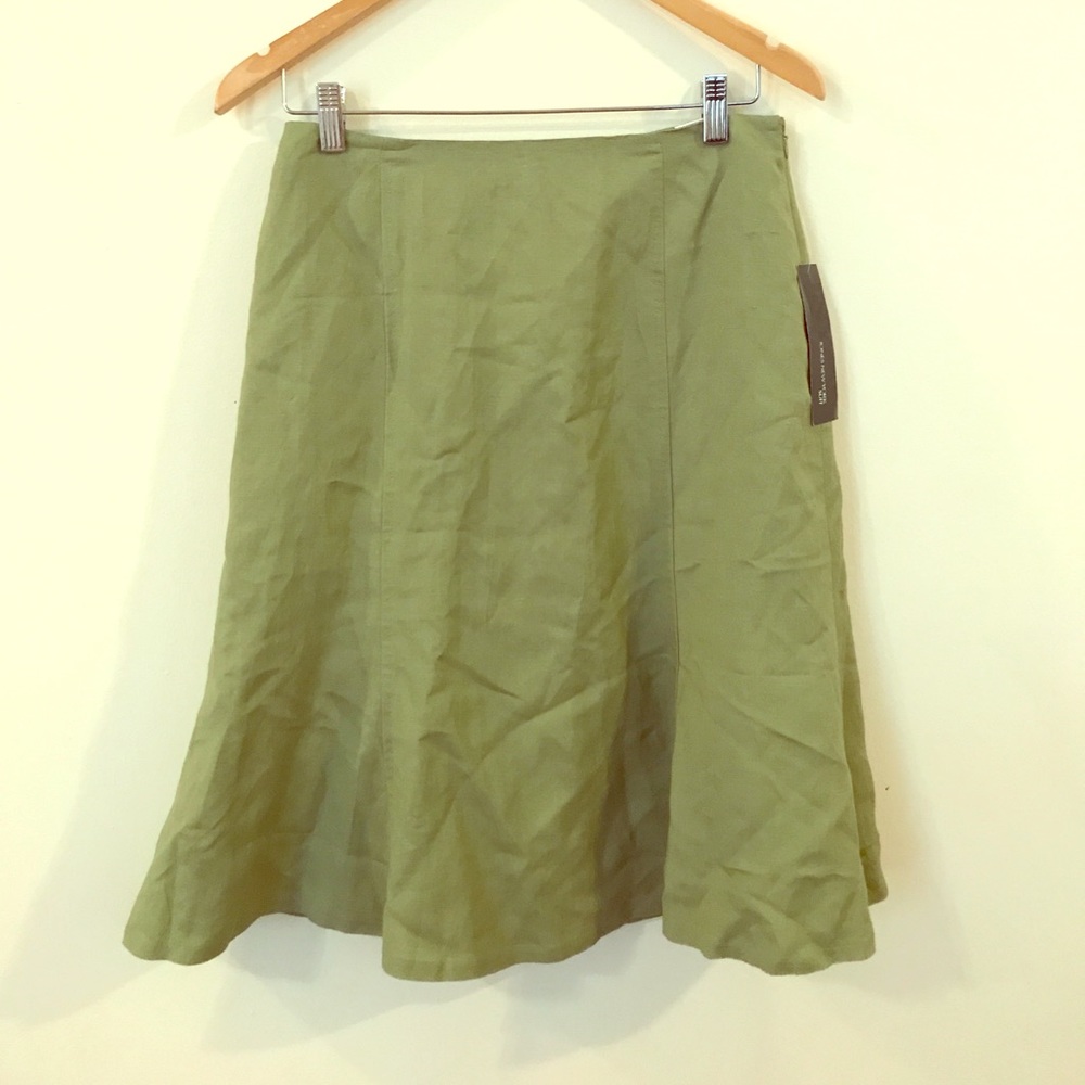 Jones New York Linen Blend Skirt
