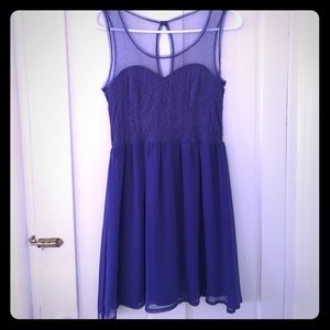 Short purple dress