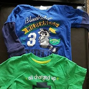 18 mth and 12 month shirts for all