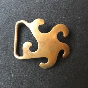 Vintage Brass Belt Buckle