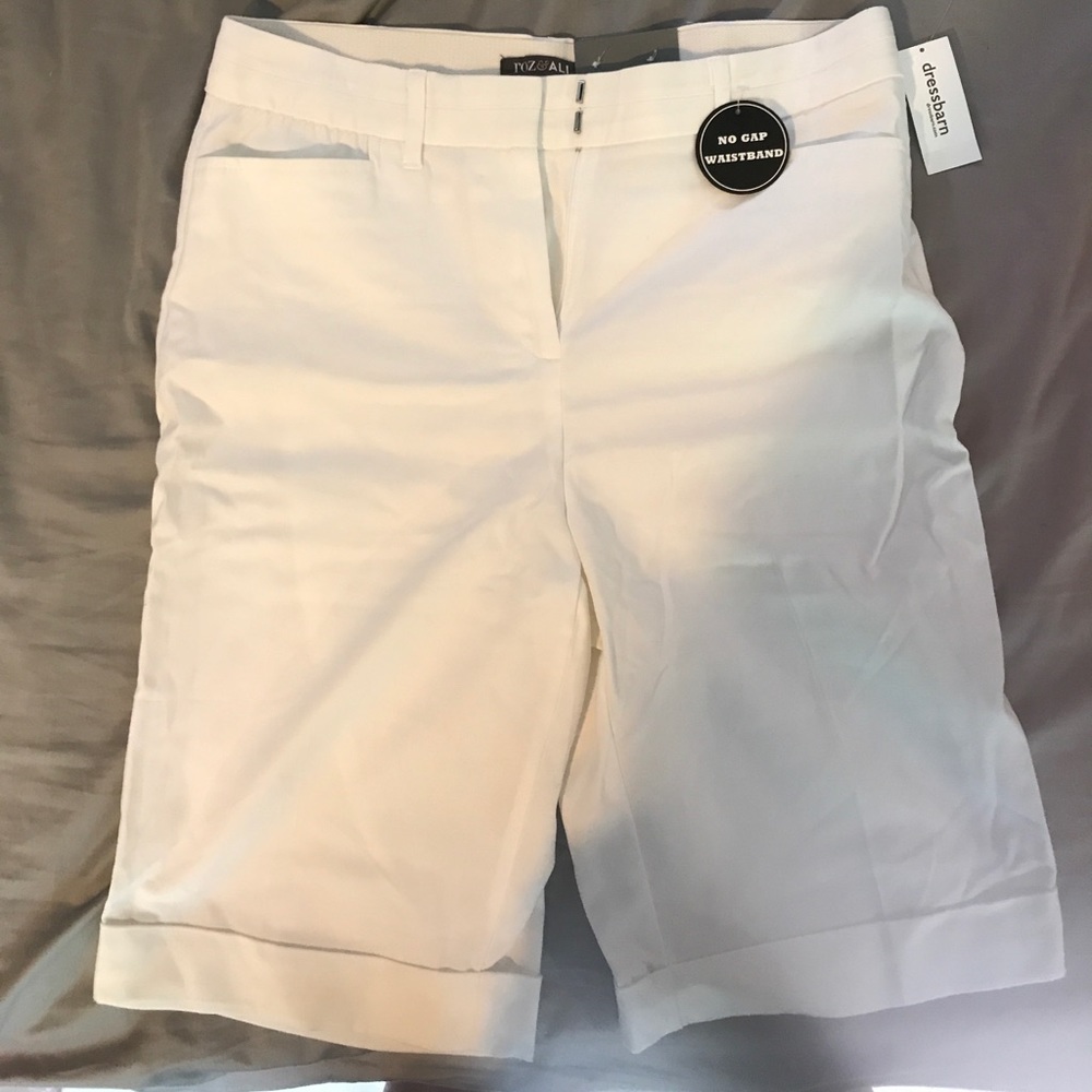 White dress shorts