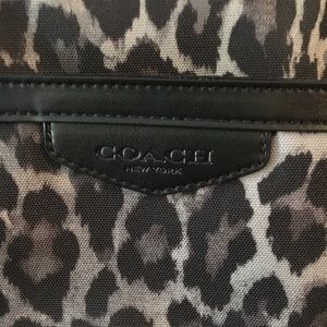 Coach's Ocelot print in black and grey.
