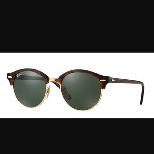 Ray-Ban Clubround, tortoise/gold, polarized
