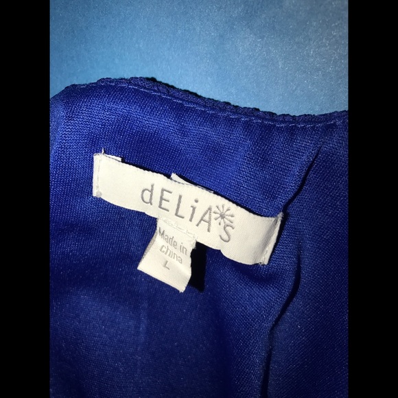 dELiA*s Blue Cap Sleeve Dress - Picture 4 of 5