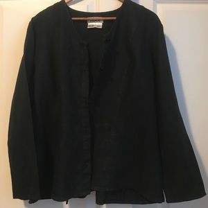 FLAX linen - black size medium