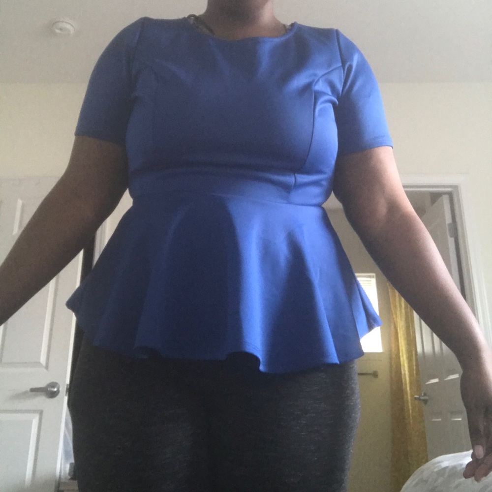 Forever 21 Plus Peplum top