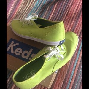 Keds Lime Green Champion Sneakers
