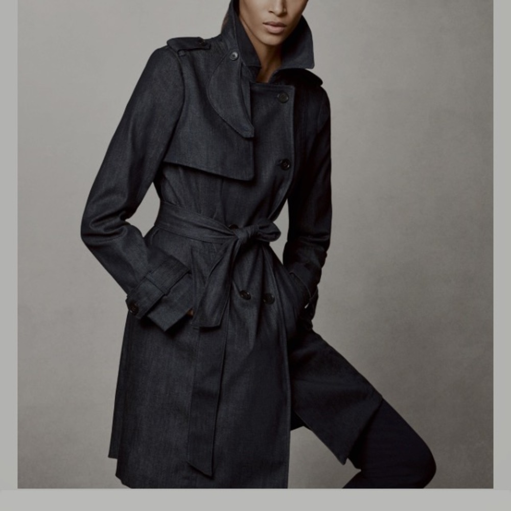 Ann Taylor denim trench