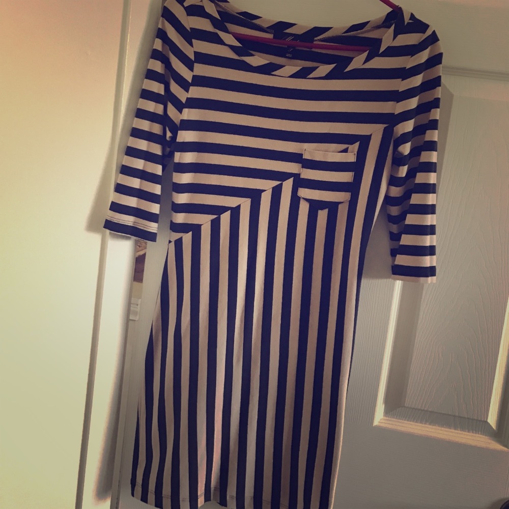 Mini stripped dress!