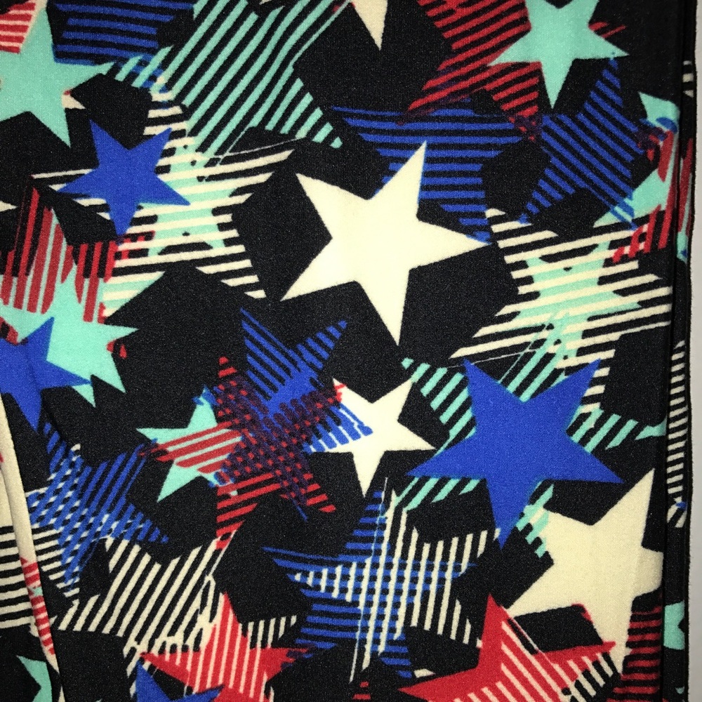 LuLaRoe Americana star TC leggings NWOT