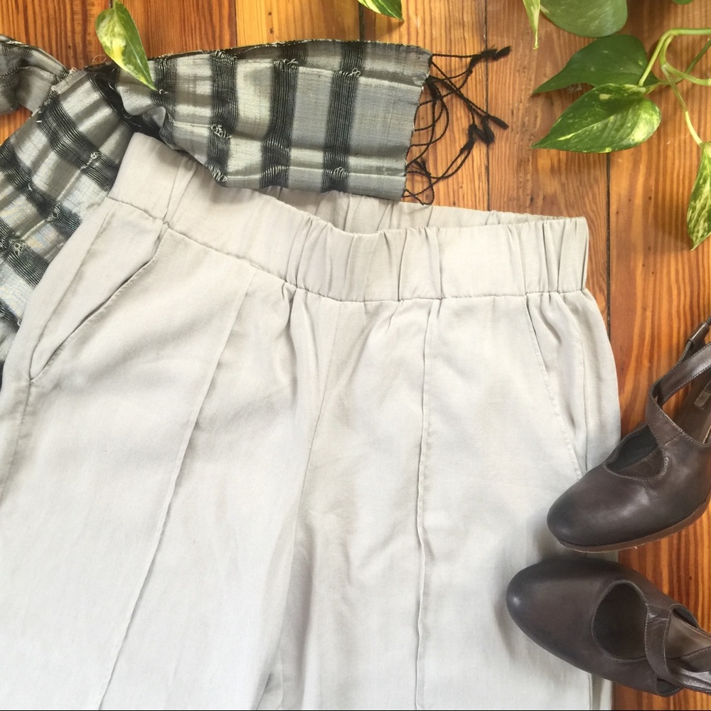 Anthropologie Wide-Leg Cropped Pants