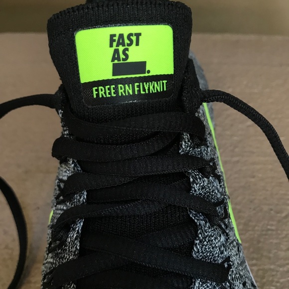 NWT Nike ID Free Rn Flyknit, size 10,5M. AUTHENTIC - Picture 6 of 7