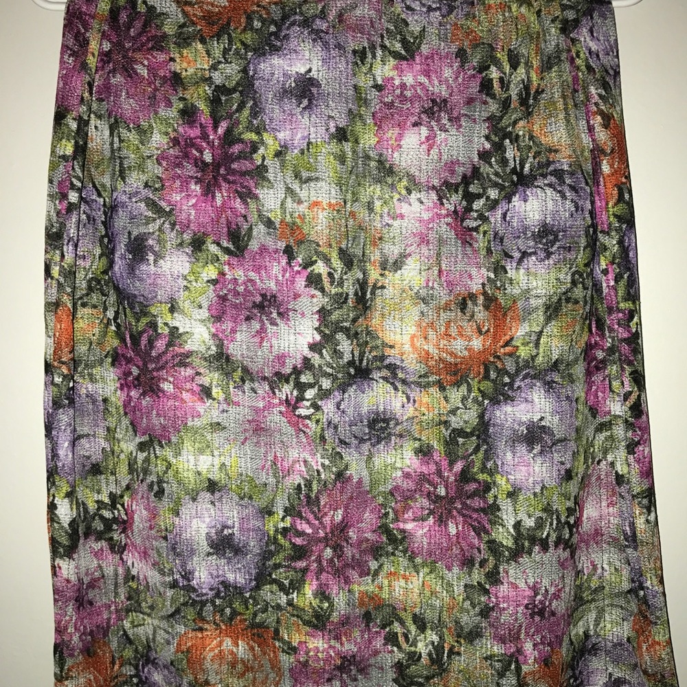 2X LuLaRoe Cassie floral skirt
