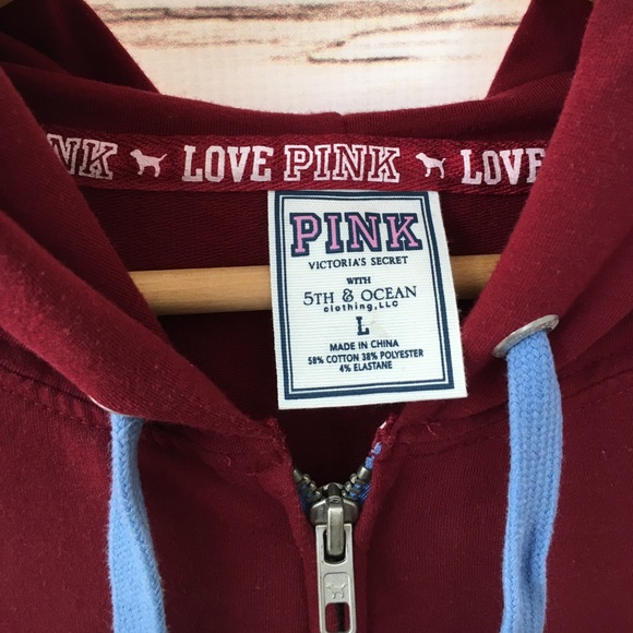 PINK by Victoria's Secret Phillies Zip-up Sz L - Picture 3 of 7
