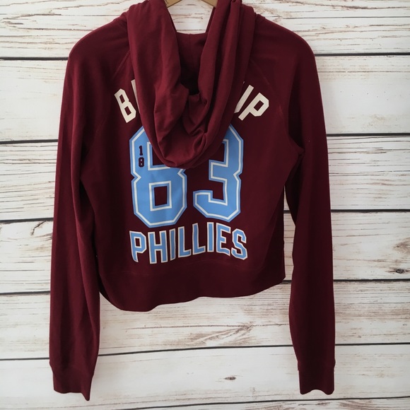 PINK by Victoria's Secret Phillies Zip-up Sz L - Picture 4 of 7