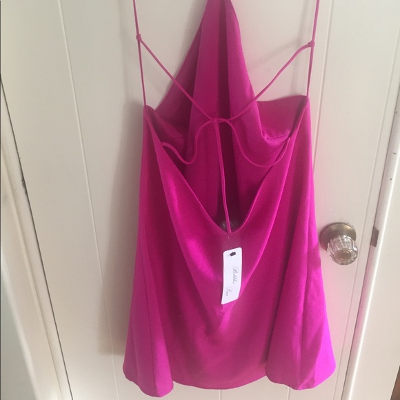 Hot Pink Strappy dress - Picture 2 of 5