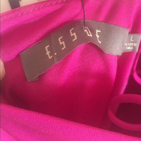 Hot Pink Strappy dress - Picture 5 of 5