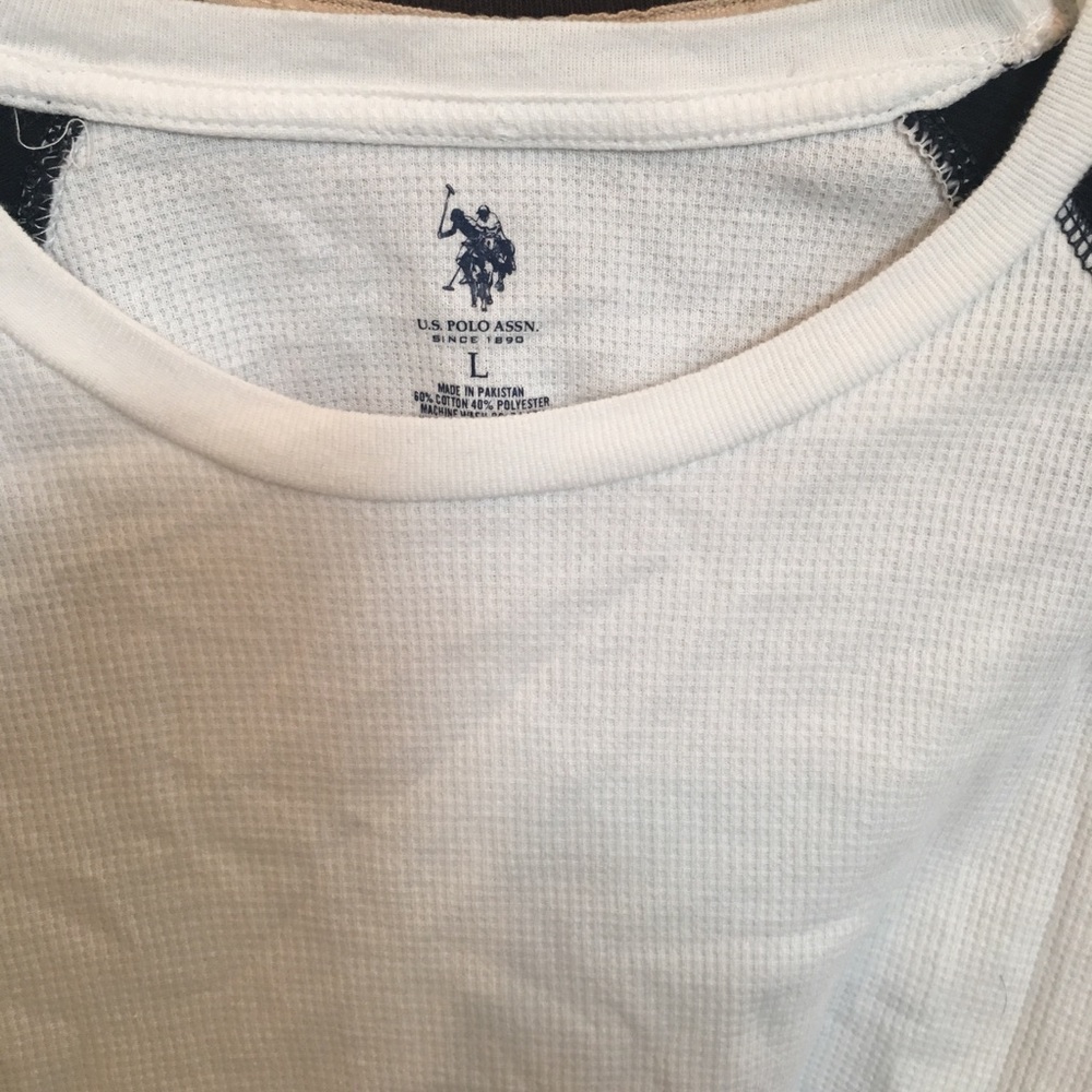 US polo long sleeve raglan shirt