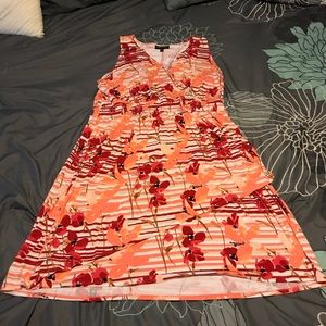 Floral plus size dress