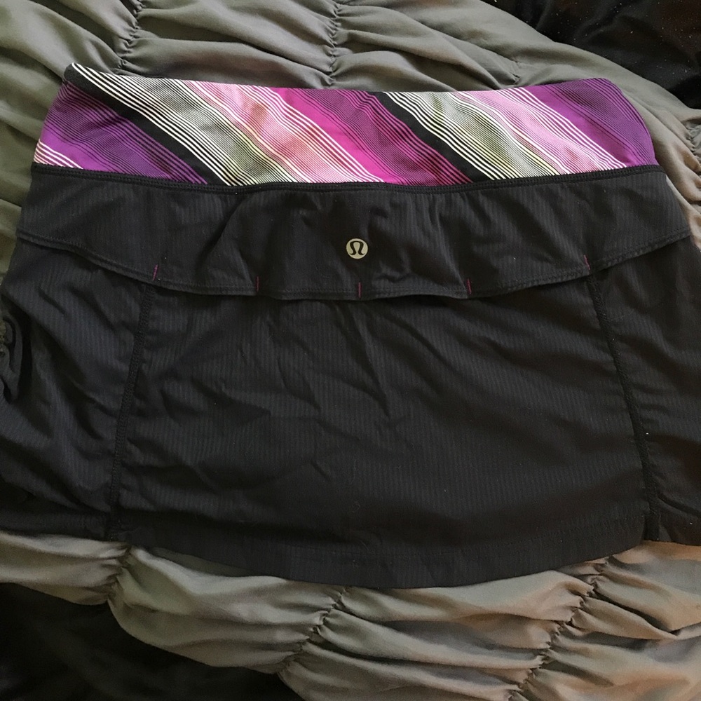 Lululemon mini workout skirt