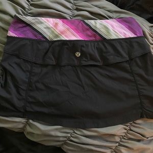 Lululemon mini workout skirt