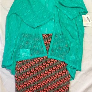 LuLaRoe Outfit Small LINDSAY & XSMALL CASSIE NWT