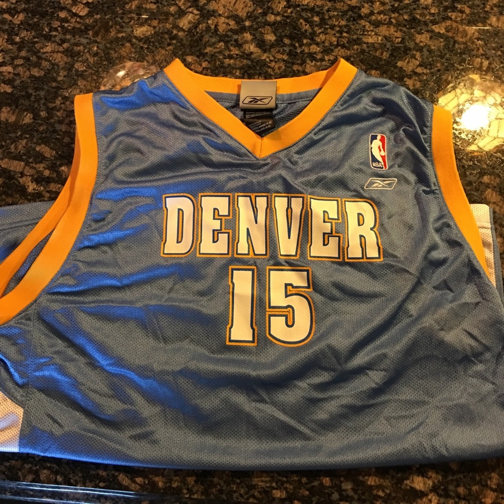 REEBOK VINTAGE CARMELO ANTHONY NUGGETS JERSEY