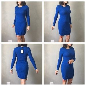 🆕Reiss rich cobalt blue knit dress