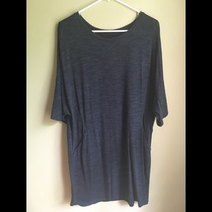 Lou and Grey Navy Super Soft Dress. With pockets!