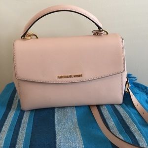 Blush color michael kors purse