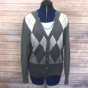 🍒sold🍒Argyle Sweater, size Large
