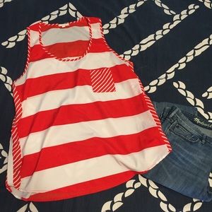 Pleione striped top - XL