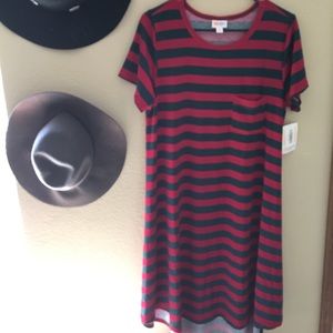 Striped Lularoe Carly