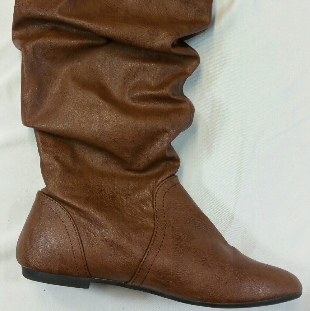 Lower East Side Brown Leather Boots 9W