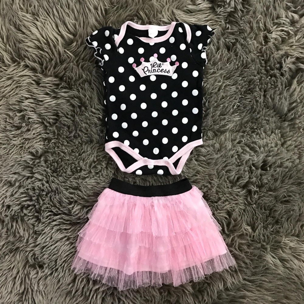 Tool skirt and onesie set 6 months