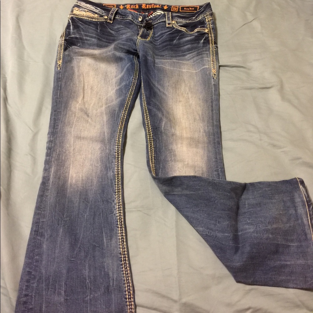 Buckle Rock Revival embellished denim jeans