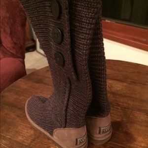 Woven UGG boots
