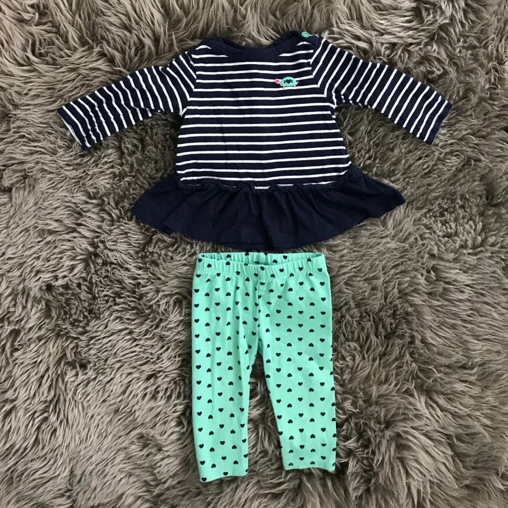 Long sleeve legging matching set 6 months