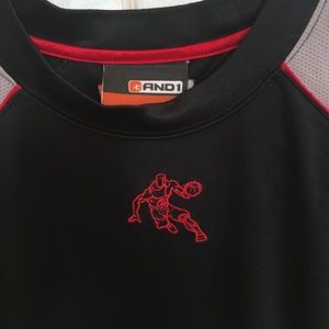 AND1 basketball shirt long sleeve